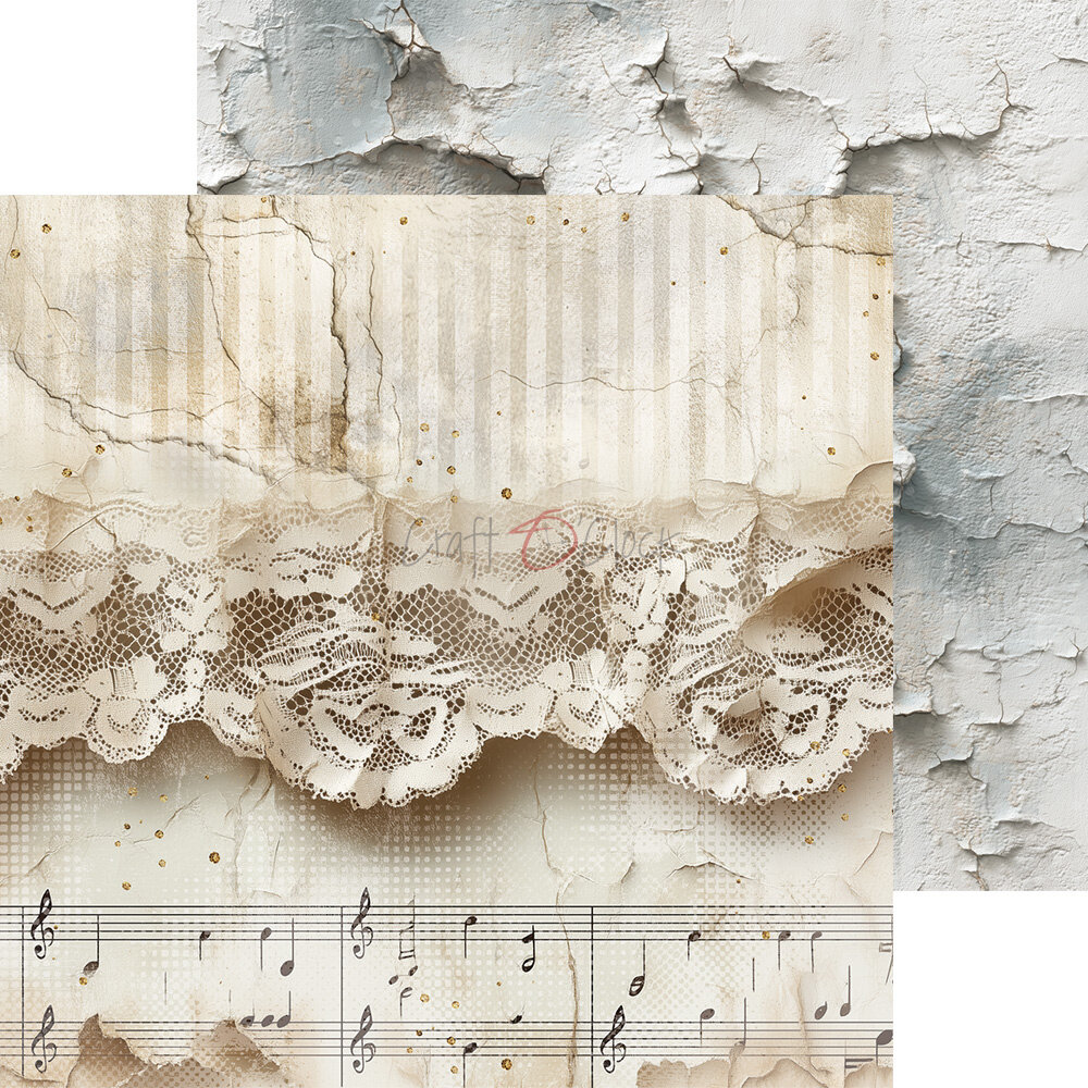 Craft O'Clock Timeless Grace 8x8 Inch Basic Papers Set (CC-C81-TG-08)