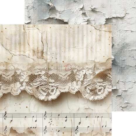 Craft O'Clock Timeless Grace 8x8 Inch Basic Papers Set (CC-C81-TG-08)