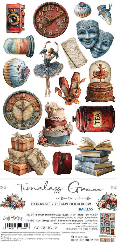 Craft O'Clock Timeless Grace Extras Set Timeless (CC-C81-TG-12)