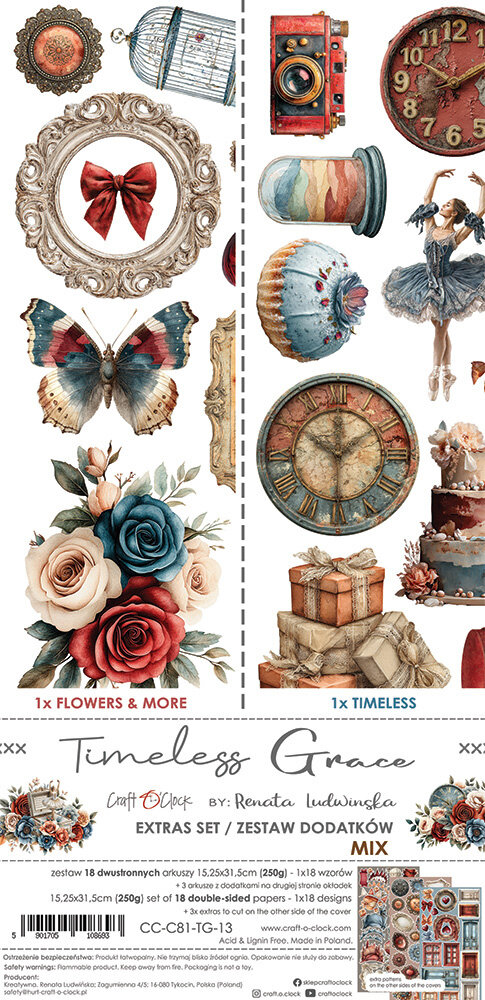 Craft O'Clock Timeless Grace Extras Set Mix (CC-C81-TG-13)