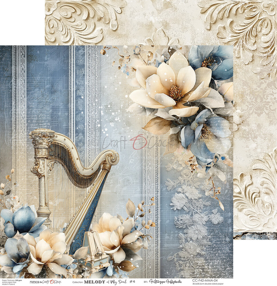 Craft O'Clock Melody of My Soul 12x12 Inch Paper Set (CC-F42-MMS-00)