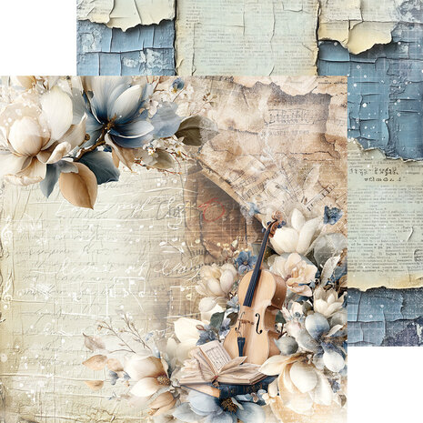 Craft O'Clock Melody of My Soul 8x8 Inch Paper Set (CC-F42-MMS-07)