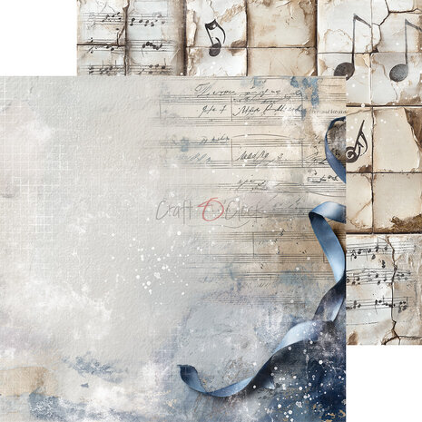 Craft O'Clock Melody of My Soul 8x8 Inch Basic Papers Set (CC-F42-MMS-08)