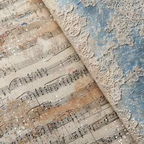 Craft O'Clock Melody of My Soul 8x8 Inch Medium Papers Set (CC-F42-MMS-09)