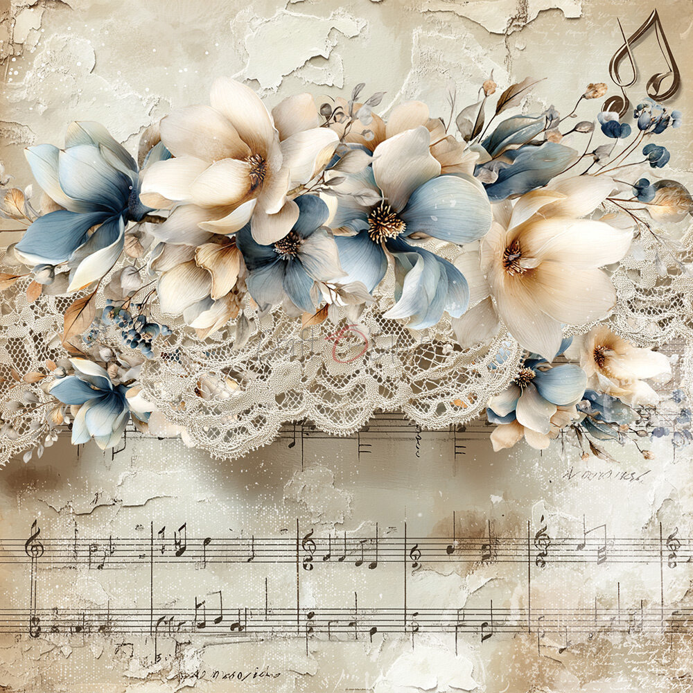 Craft O'Clock Melody of My Soul 8x8 Inch Medium Papers Set (CC-F42-MMS-09)