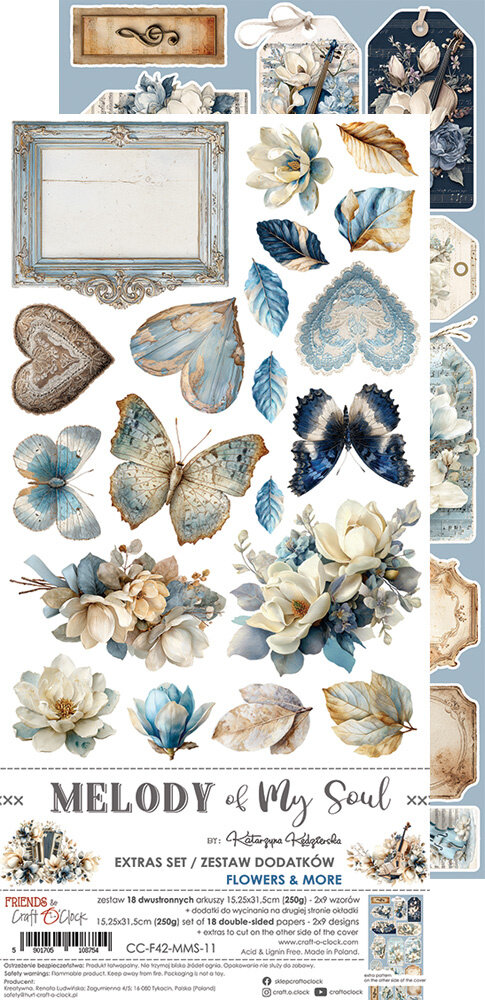 Craft O'Clock Melody of My Soul Extras Set Flowers & More (CC-F42-MMS-11)