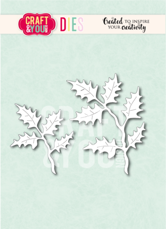 Craft & You Design Big Holly Leaves Dies (CW379)