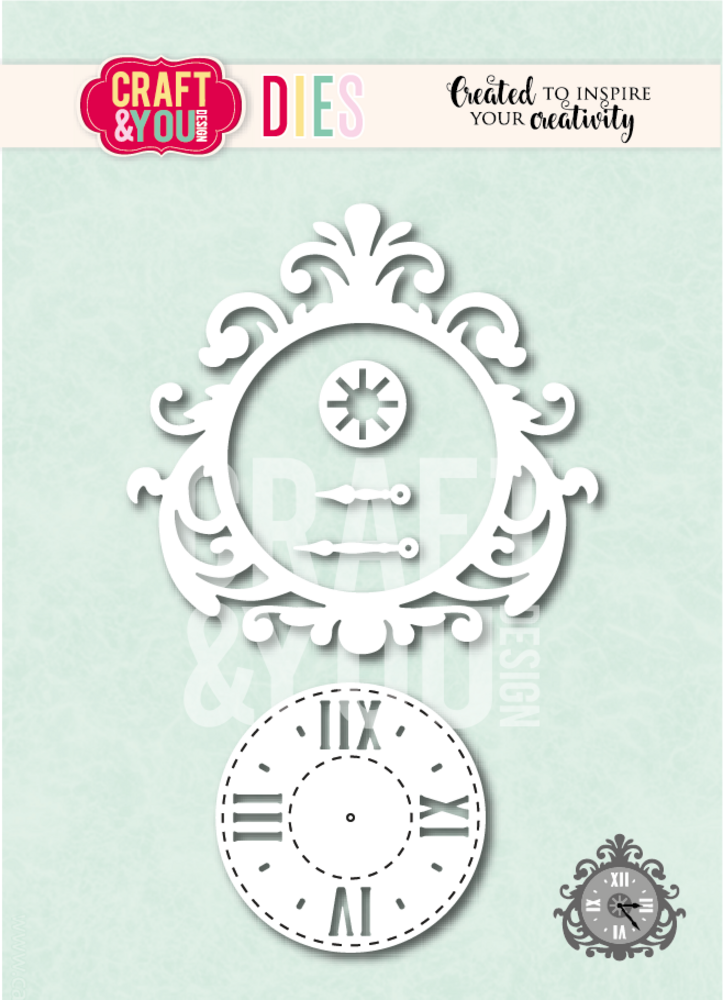 Craft & You Design Clock Dies (CW383)