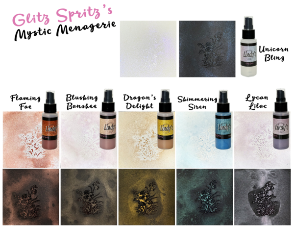 Lindy's Stamp Gang Unicorn Bling Glitz Spritz 2 oz (glitz-42)