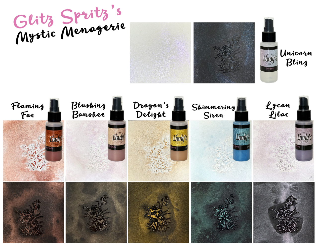 Lindy's Stamp Gang Shimmering Siren Glitz Spritz 2 oz (glitz-46)