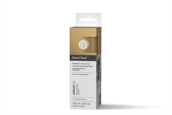 Cricut Joy Smart Vinyl Permanent 5.5x48 Inch Shimmer Gold (2011358)