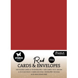 Studio Light Cards & Envelopes A6 Christmas Red - White Envelopes (10/10pcs) (SL-CO-CE13) (BASIC)