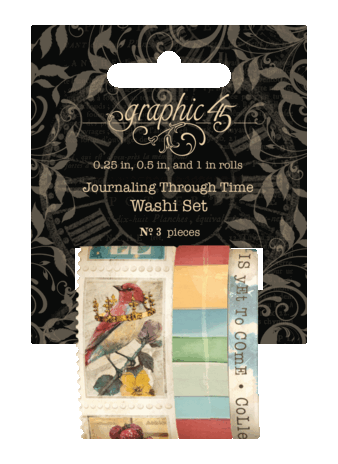 Graphic 45 Journaling Through Time Washi Tape Set (4503145)