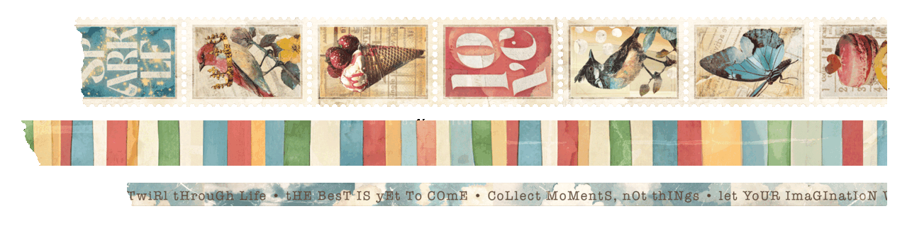 Graphic 45 Journaling Through Time Washi Tape Set (4503145)