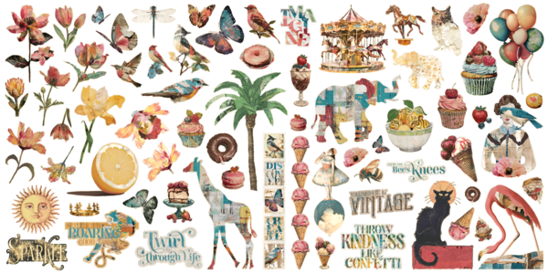 Graphic 45 Journaling Through Time Ephemera Set (4503144)