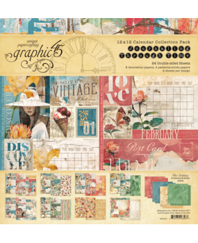 Graphic 45 Journaling Through Time 12x12 Inch Collection Pack (4503141)