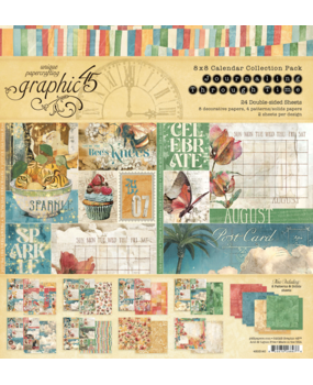 Graphic 45 Journaling Through Time 8x8 Inch Collection Pack (4503140)