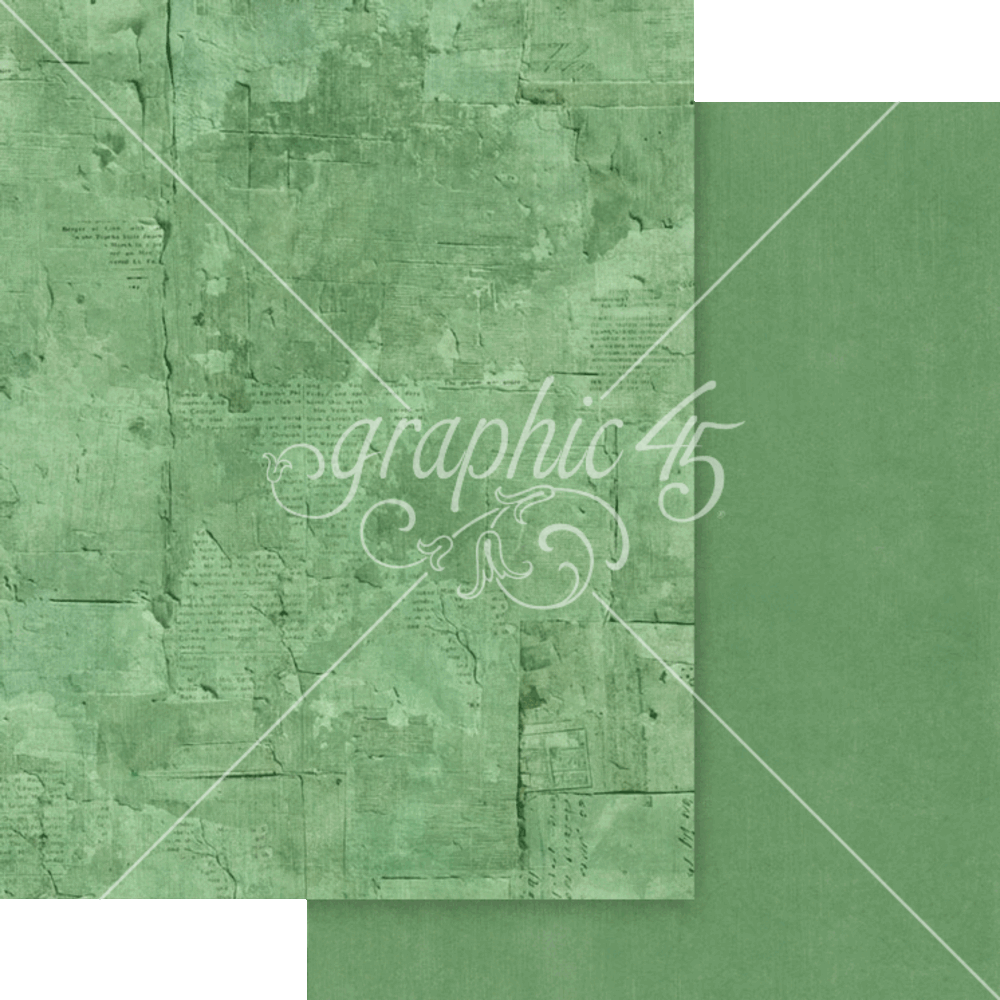 Graphic 45 Journaling Through Time 8.5x11 Inch Patterns & Solids Pack (4503142)