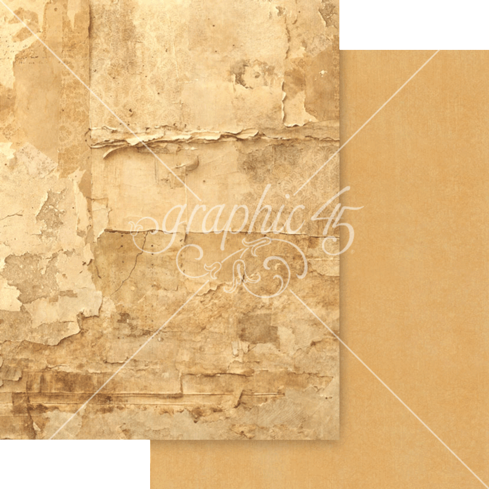 Graphic 45 Journaling Through Time 8.5x11 Inch Patterns & Solids Pack (4503142)