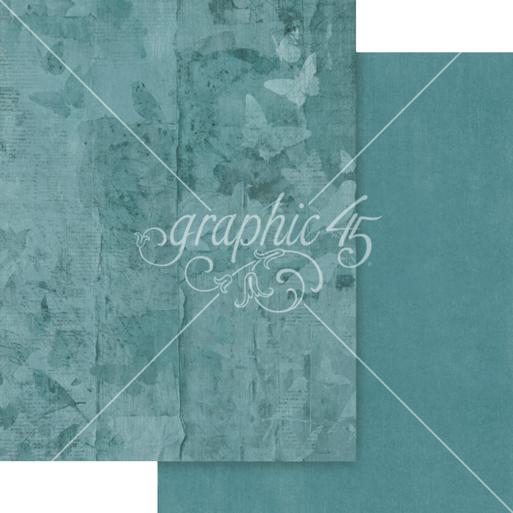 Graphic 45 Journaling Through Time 8.5x11 Inch Patterns & Solids Pack (4503142)