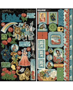 Graphic 45 Wonder of Oz Sticker Set (4503123)