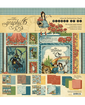 Graphic 45 Wonder of Oz 12x12 Inch Collection Pack (4503121)
