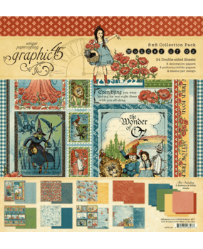 Graphic 45 Wonder of Oz 8x8 Inch Collection Pack (4503120)