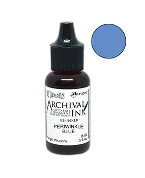 Ranger Dyan Reaveley Dylusions Archival Ink Periwinkle Blue Re-Inker 0.5 fl oz (ARD92216)
