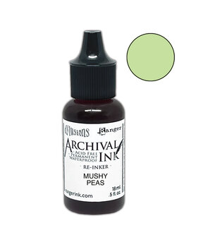 Ranger Dyan Reaveley Dylusions Archival Ink Mushy Peas Re-Inker 0.5 fl oz (ARD92193)