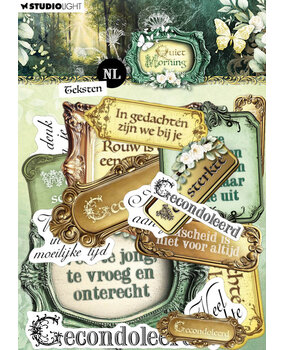 Studio Light Quiet Morning Paper Elements Teksten NL (SL-QM-PE47)