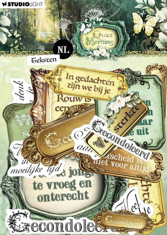 Studio Light Quiet Morning Paper Elements Teksten NL (SL-QM-PE47)