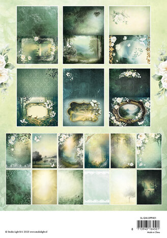 Studio Light Quiet Morning Designer Paper Pad Cards & Backgrounds (SL-QM-DPP401)