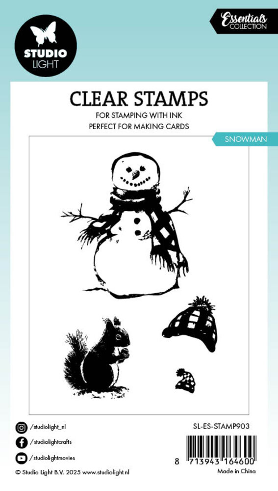 Studio Light Snowman Essentials Clear Stamp (SL-ES-STAMP903)
