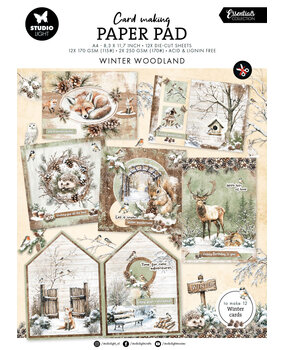 Studio Light Winter Woodland Essentials Card Making Paper Pad (SL-ES-CMP22)