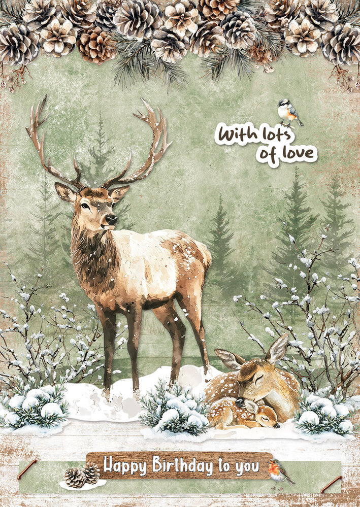Studio Light Winter Woodland Essentials Card Making Paper Pad (SL-ES-CMP22)