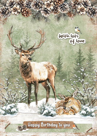 Studio Light Winter Woodland Essentials Card Making Paper Pad (SL-ES-CMP22)