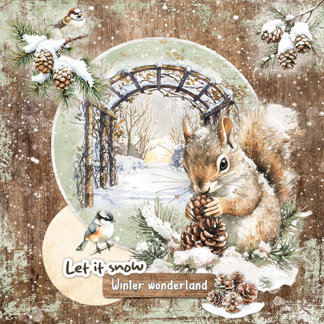 Studio Light Winter Woodland Essentials Card Making Paper Pad (SL-ES-CMP22)