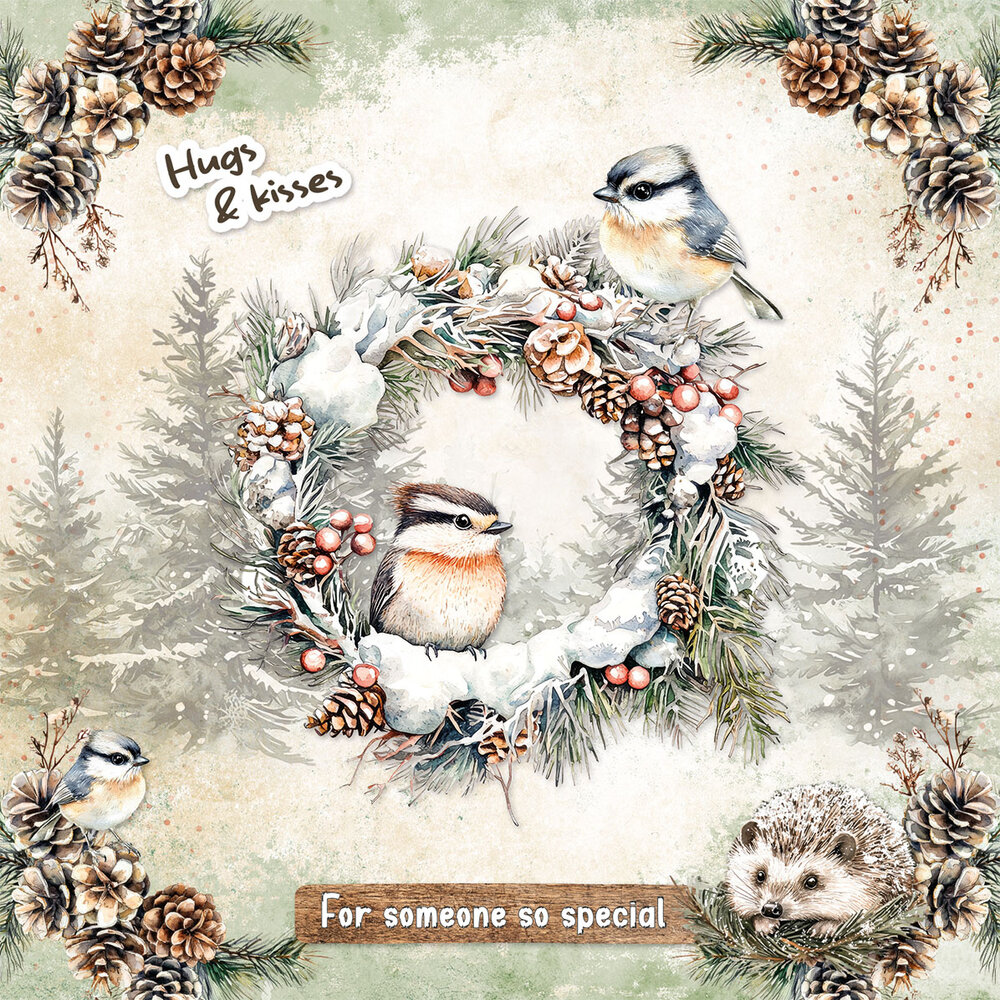 Studio Light Winter Woodland Essentials Card Making Paper Pad (SL-ES-CMP22)