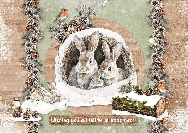 Studio Light Winter Woodland Essentials Card Making Paper Pad (SL-ES-CMP22)