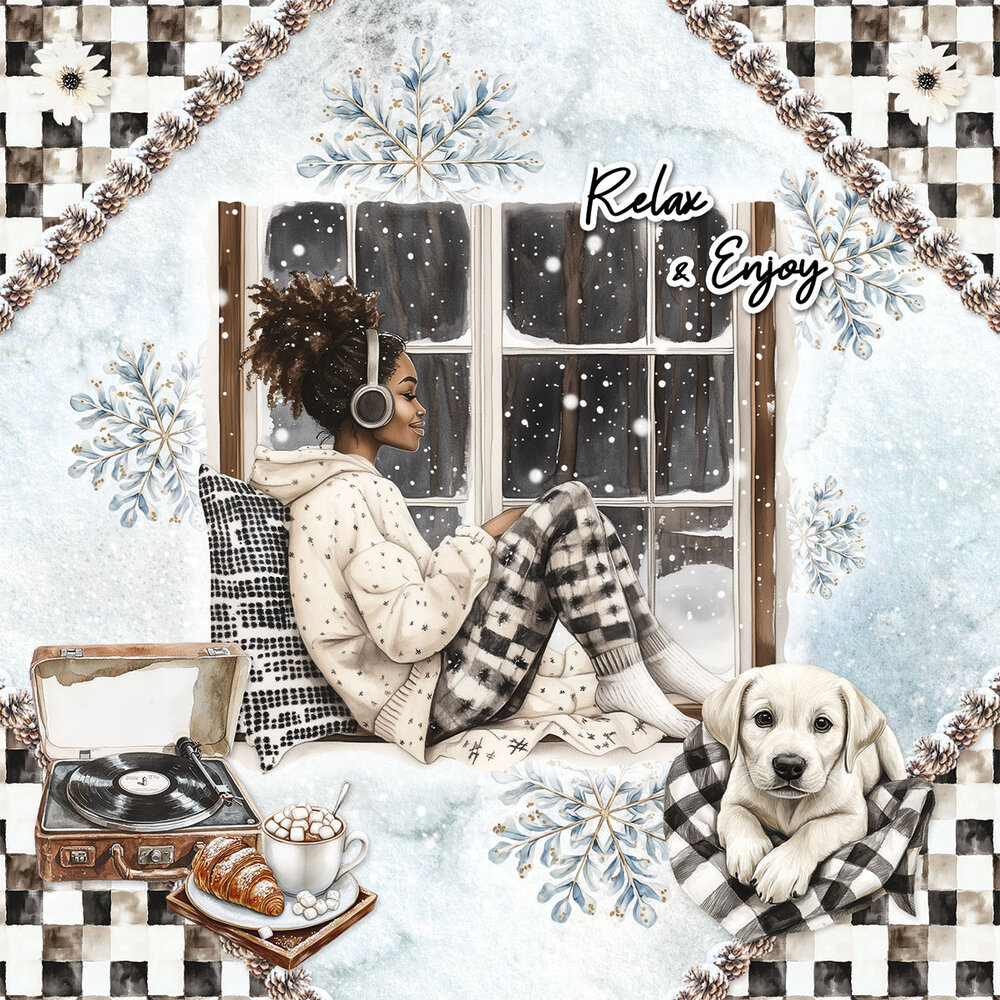 Studio Light Snowy Winter Days Essentials Card Making Paper Pad (SL-ES-CMP23)