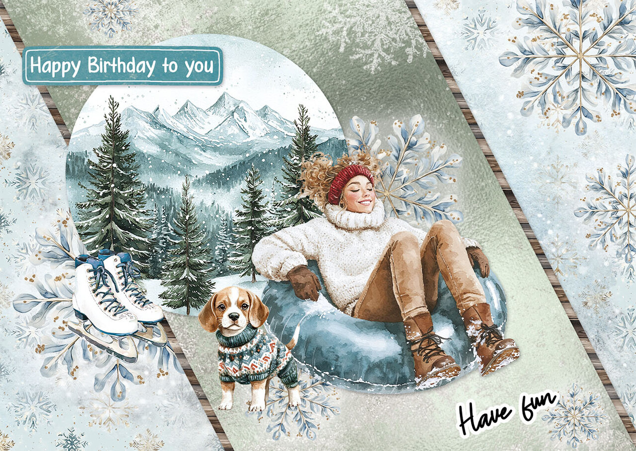 Studio Light Snowy Winter Days Essentials Card Making Paper Pad (SL-ES-CMP23)