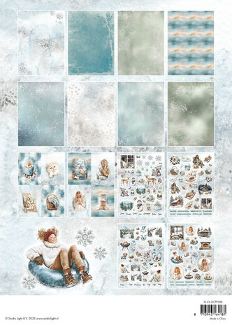 Studio Light Snowy Winter Days Essentials Die-cut Designer Paper Pad (SL-ES-DCPP388)