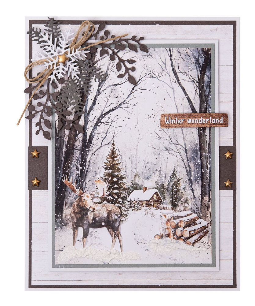 Studio Light Winter Woodland Essentials Die-cut Designer Paper Pad (SL-ES-DCPP387)