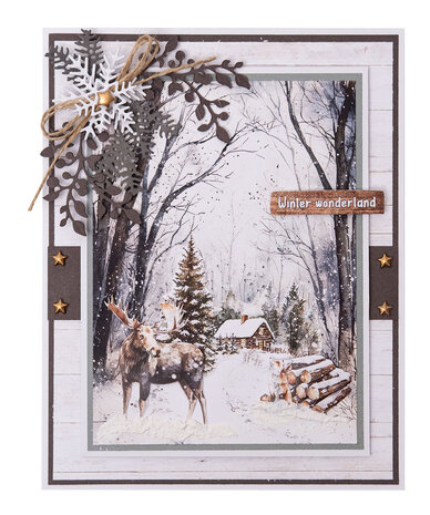 Studio Light Winter Woodland Essentials Die-cut Designer Paper Pad (SL-ES-DCPP387)
