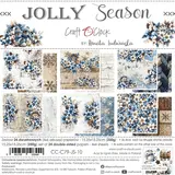 Craft O'Clock Jolly Season 6x6 Inch Paper Set (CC-C79-JS-10)