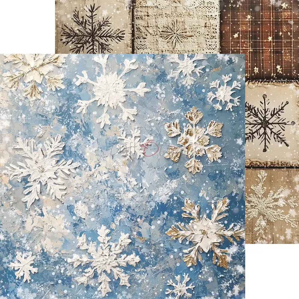 Craft O'Clock Jolly Season 6x6 Inch Paper Set (CC-C79-JS-10)