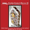 Crealies Create A Box Stansen Platte Doos Huis Midden Met Deur, Raam En Sneeuw (CCAB34) Crealies Create A Box Stansen Platte Doos Huis Midden Met Deur, Raam En Sneeuw (CCAB34)
