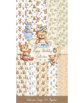 Papers For You Happy Birthday 6x12 Inch Scrap Paper Pack (10pcs) (PFY-14682)