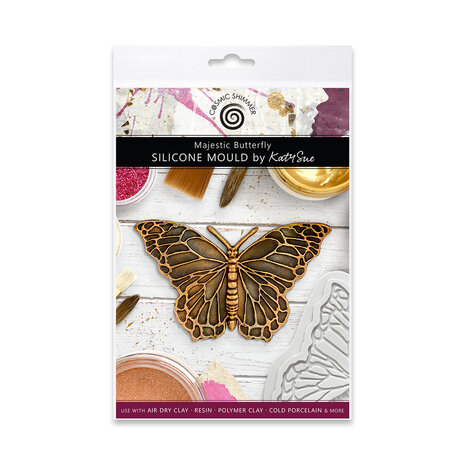 Katy Sue Designs Cosmic Shimmer Silicone Mould Majestic Butterfly (CE0147-CS)