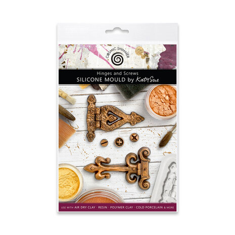 Katy Sue Designs Cosmic Shimmer Silicone Mould Hinges and Screws (CE0082-CS)